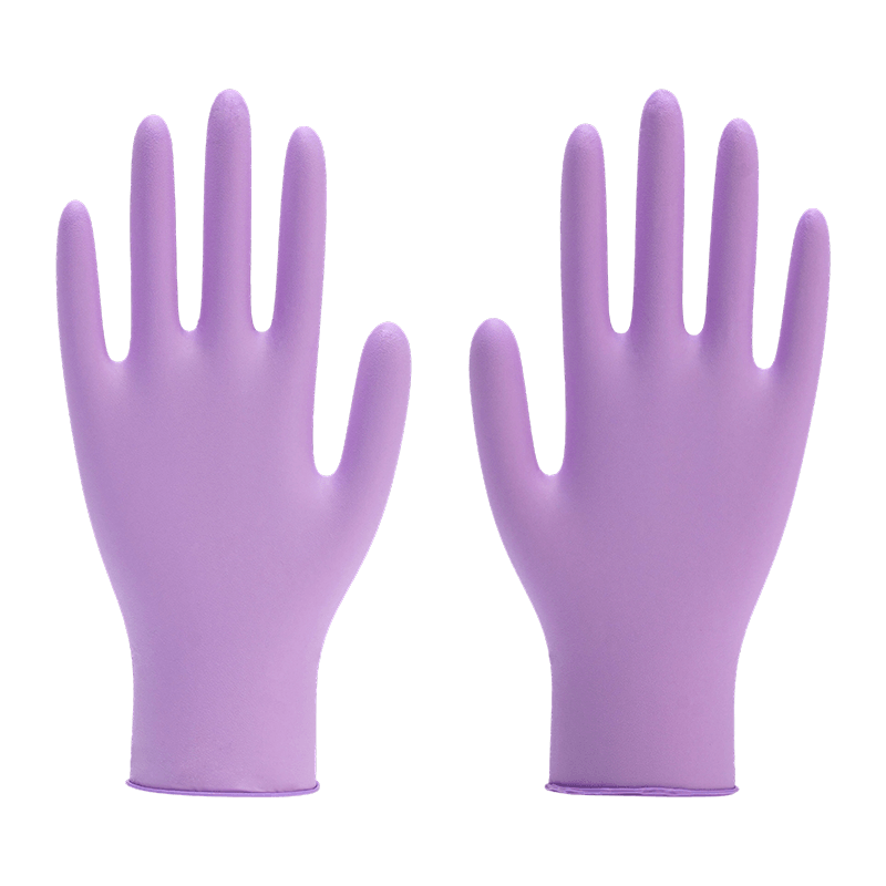 9-дюймовые перчатки XXL Biosafety Protection из нитрила с текстурой на кончиках пальцев